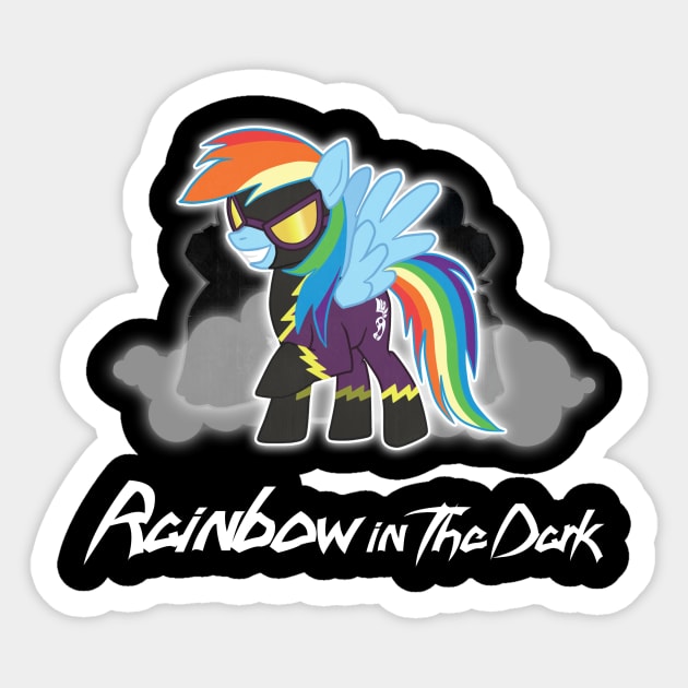 My Little Pony -Rainbow Dash - Rainbow in the Dark Sticker by Kaiserin